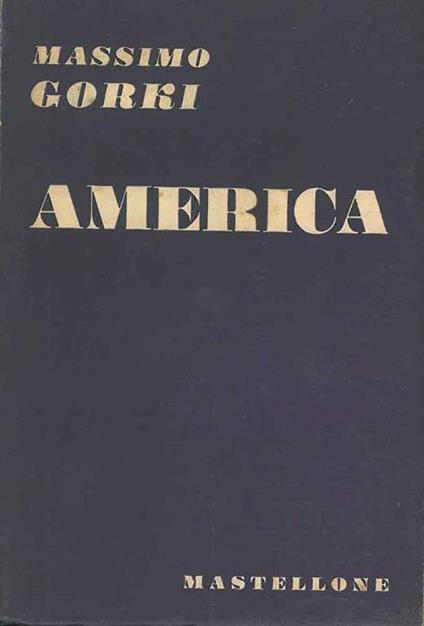 America - Massimo Gorki - copertina