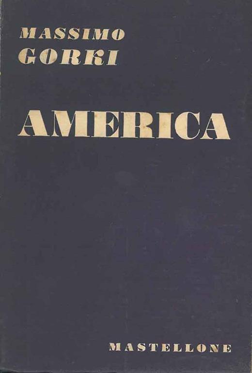 America - Massimo Gorki - copertina