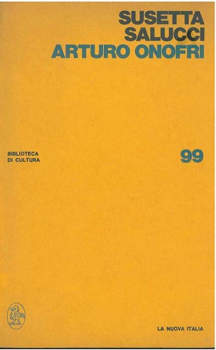 Arturo Onofri - Susetta Salucci - copertina