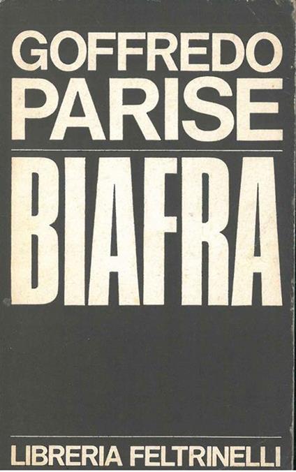 Biafra - Goffredo Parise - copertina