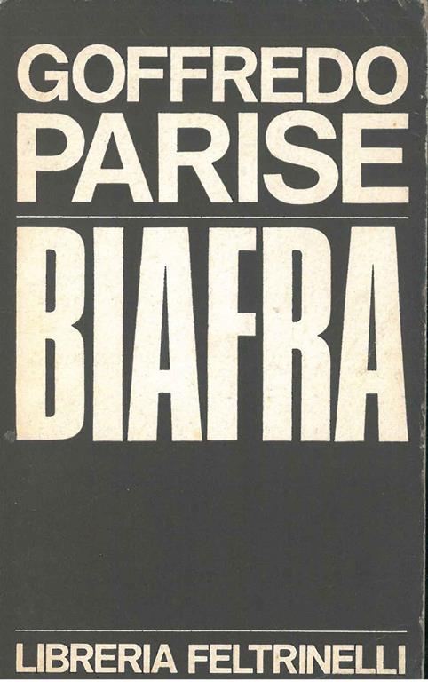 Biafra - Goffredo Parise - copertina