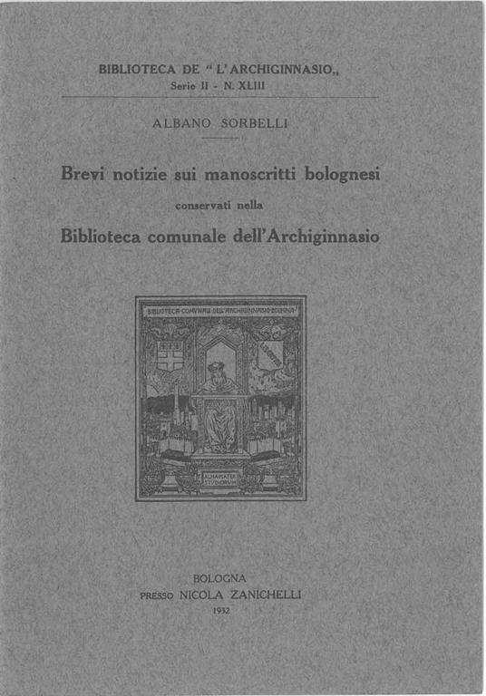 STUDIO BIBLIOGRAFICO ORFEO LIBRERIA ANTIQUARIA S.A.S.