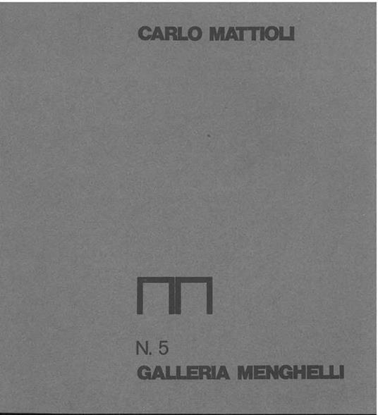 Carlo Mattioli - Pier Carlo Santini - copertina