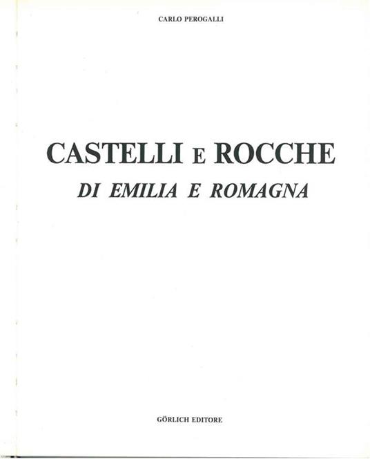 Castelli e rocche di Emilia e Romagna - Carlo Perogalli - copertina