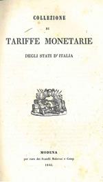 Collezione delle tariffe monetarie degli stati d'Italia