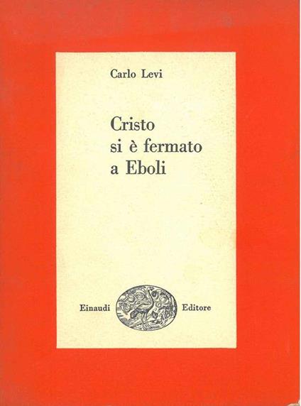 Cristo si è fermato a Eboli - Carlo Levi - copertina