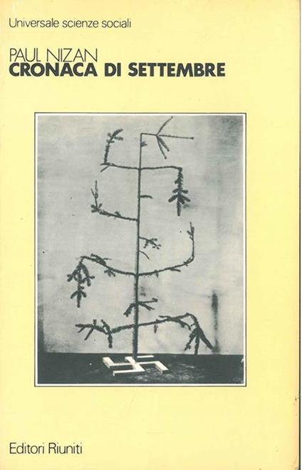 Cronaca di settembre - Paul Nizan - copertina
