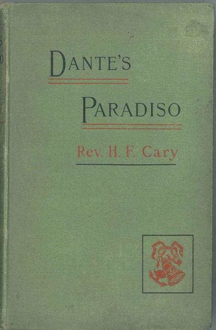 Dante's Paradiso - Dante Alighieri - copertina