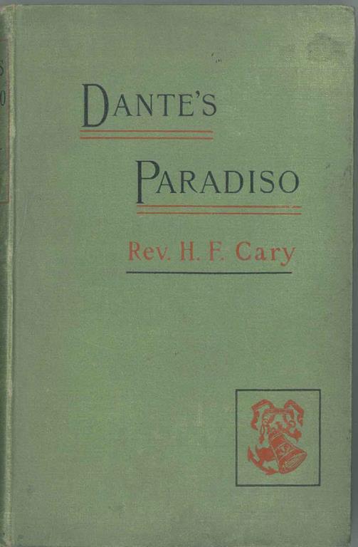 Dante's Paradiso - Dante Alighieri - copertina