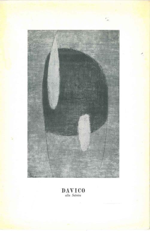 Davico alla Saletta. 1958 - Franco Russoli - copertina