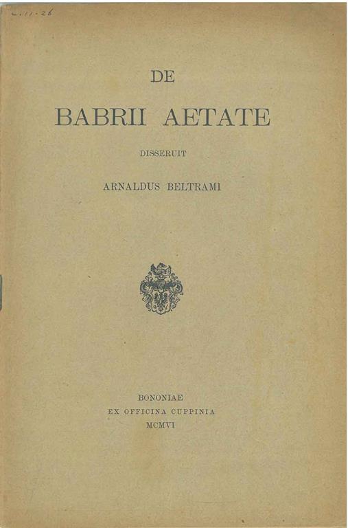 STUDIO BIBLIOGRAFICO ORFEO LIBRERIA ANTIQUARIA S.A.S.