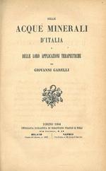 Delle acque minerali d'Italia e delle loro applicazioni terapeutiche