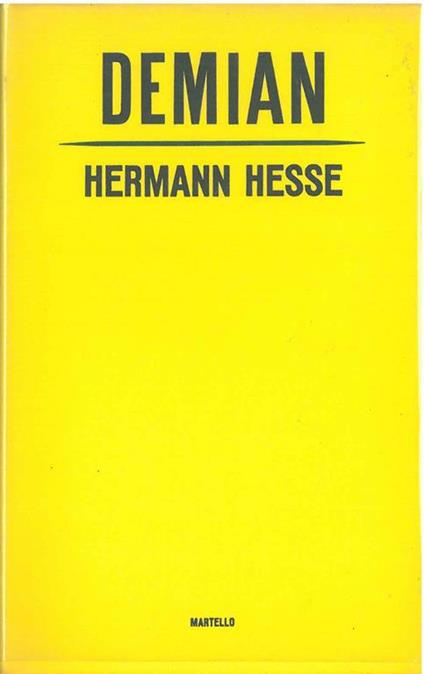 Demian. Storia della giovinezza di Emil Sinclair - Hermann Hesse - copertina
