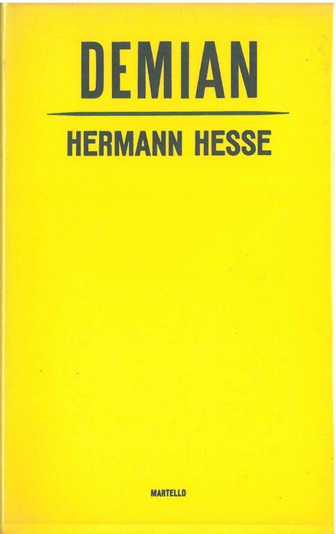 Demian. Storia della giovinezza di Emil Sinclair - Hermann Hesse - copertina