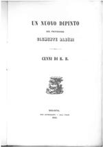 Di un nuovo dipinto del professore Clemente Alberi. Cenni di R. B