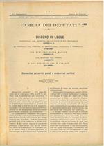 Disegno di legge : Convenzione per i servizi postali e commerciali marittimi. Sedute del 5 aprile e 22 giugno 1906