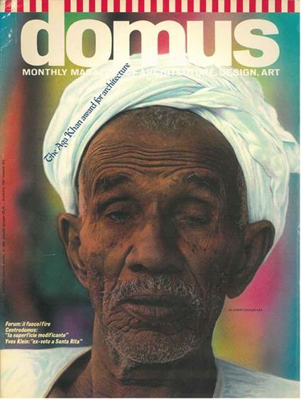 Domus: monthly magazine of architecture, design, art. Text english/italiano. n.612 dicembre 1980 - Alessandro Mendini - copertina