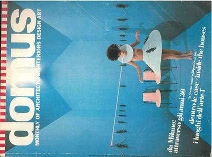 Domus:monthly review of architecture interiors design art. Text english/italiano n. 624 gennaio 1982 - Alessandro Mendini - copertina