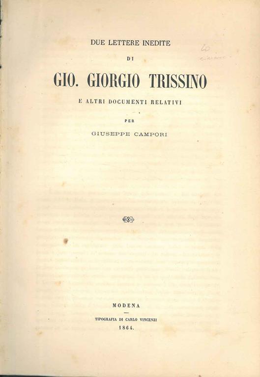 STUDIO BIBLIOGRAFICO ORFEO LIBRERIA ANTIQUARIA S.A.S.