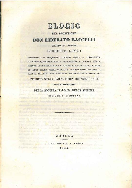 STUDIO BIBLIOGRAFICO ORFEO LIBRERIA ANTIQUARIA S.A.S.
