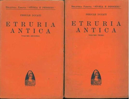 Etruria antica - Pericle Ducati - copertina
