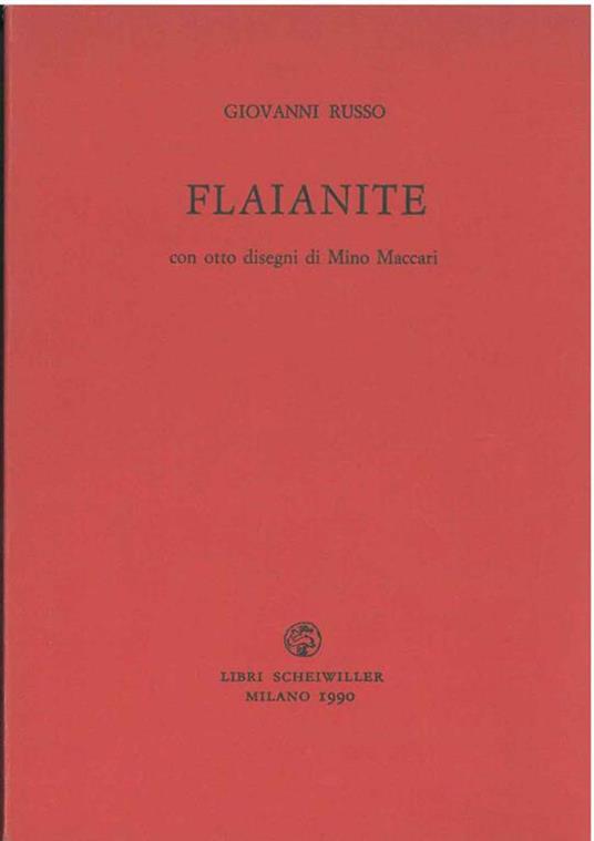 Flaianite. Con otto disegni di M. Maccari - Giovanni Russo - copertina