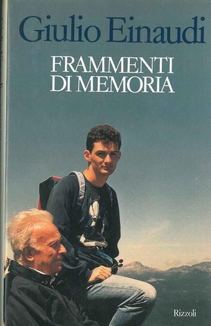 Frammenti di memoria - Giulio Einaudi - copertina