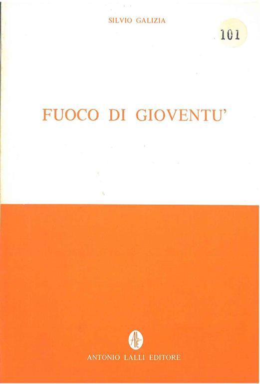 Fuoco di gioventù - Silvio Galizia - copertina