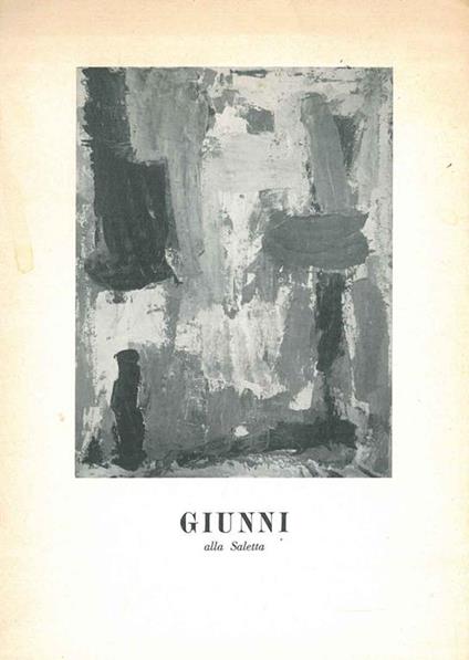 Giunni alla Saletta. 1957 - Francesco Arcangeli - copertina