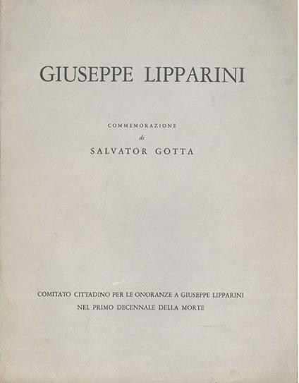 Giuseppe Lipparini - Salvator Gotta - copertina