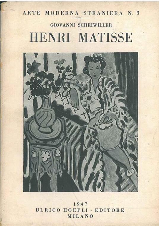 Henri Matisse - Giovanni Scheiwiller - copertina