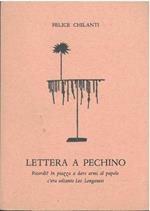 Lettera a Pechino. Ricordi? In piazza a dare armi al popolo c'era soltanto Leo Longanesi. Con una nota di Vittorio Sereni