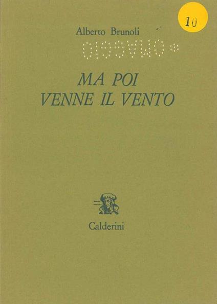 Ma poi venne il vento - Alberto Brunoli - copertina