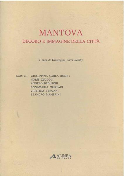 Mantova decoro e immagine della città - copertina