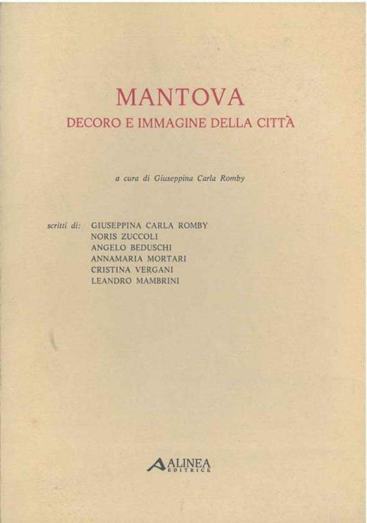 Mantova decoro e immagine della città - copertina