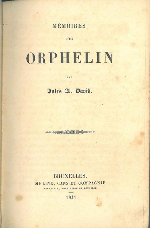 STUDIO BIBLIOGRAFICO ORFEO LIBRERIA ANTIQUARIA S.A.S.