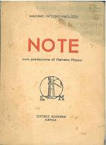 Note. Prefazione di R. Rippo