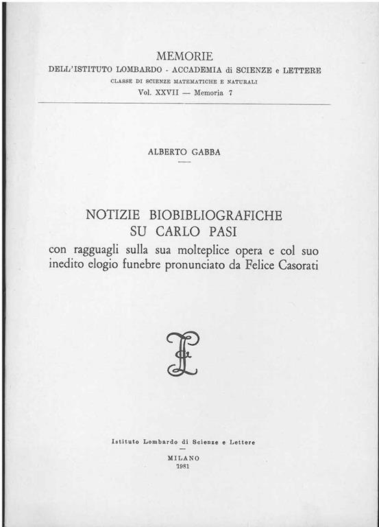 STUDIO BIBLIOGRAFICO ORFEO LIBRERIA ANTIQUARIA S.A.S.