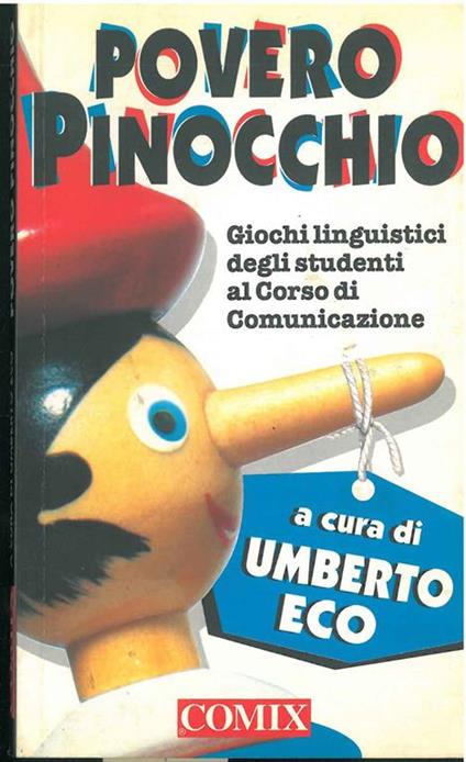 Povero Pinocchio. Giochi linguistici di studenti del corso di comunicazione - copertina