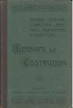 Prezzi - Misure - Cubatura - Pesi, noli ferroviari e marittimi dei Legnami da costruzioni ad uso dei negozianti, ingegneri, capomastri, appaltatori, periti