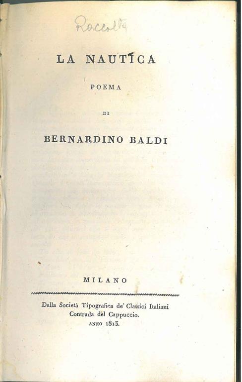 STUDIO BIBLIOGRAFICO ORFEO LIBRERIA ANTIQUARIA S.A.S.