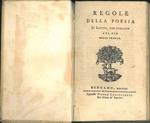 Regole della poesia si latina, che italiana per uso delle scuole