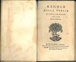 Regole della poesia si latina, che italiana per uso delle scuole