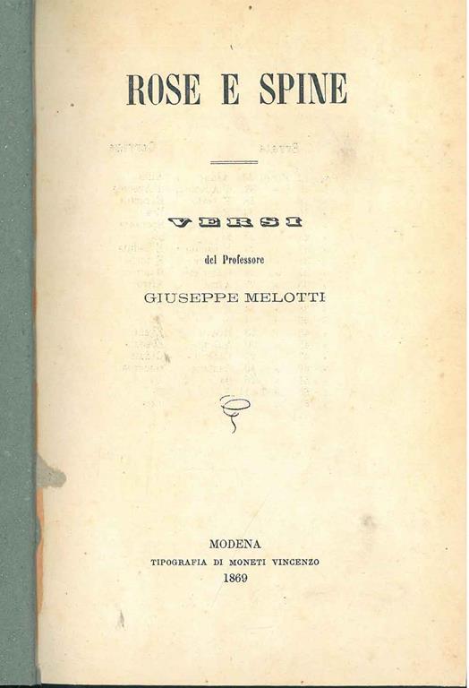 STUDIO BIBLIOGRAFICO ORFEO LIBRERIA ANTIQUARIA S.A.S.