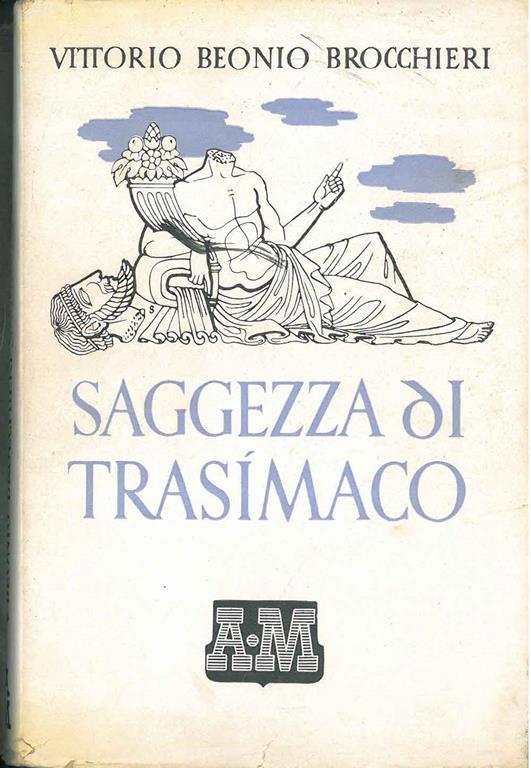 Saggezza di Trasimaco - Vittorio Beonio Brocchieri - copertina