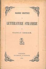 Saggi critici di letterature straniere