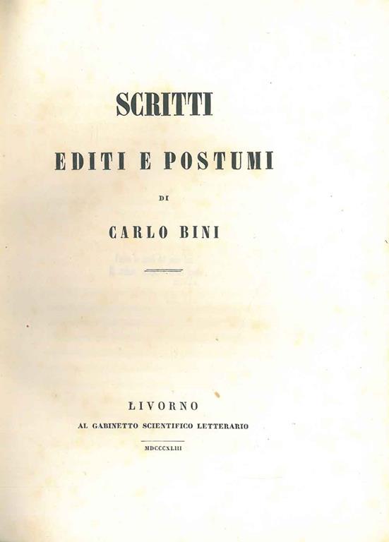 STUDIO BIBLIOGRAFICO ORFEO LIBRERIA ANTIQUARIA S.A.S.