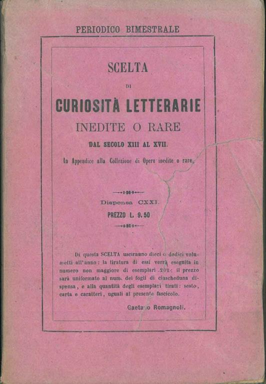STUDIO BIBLIOGRAFICO ORFEO LIBRERIA ANTIQUARIA S.A.S.
