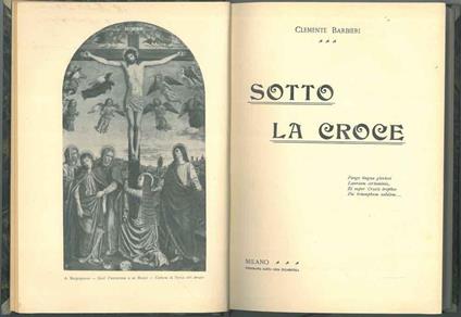 Sotto la croce - Clemente Barbieri - copertina
