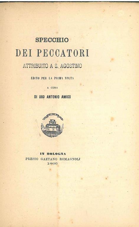 STUDIO BIBLIOGRAFICO ORFEO LIBRERIA ANTIQUARIA S.A.S.
